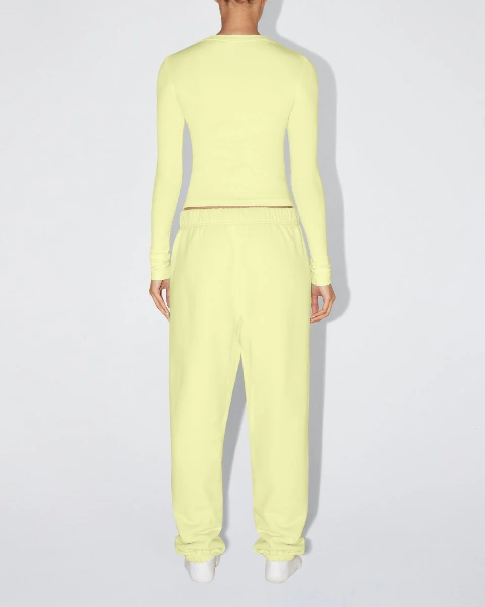 Long Sleeve Ribbed Tee | Limoncello - Image 5
