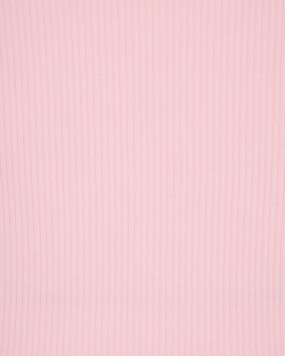 Long Sleeve Ribbed Tee | Orchid Pink - Image 13