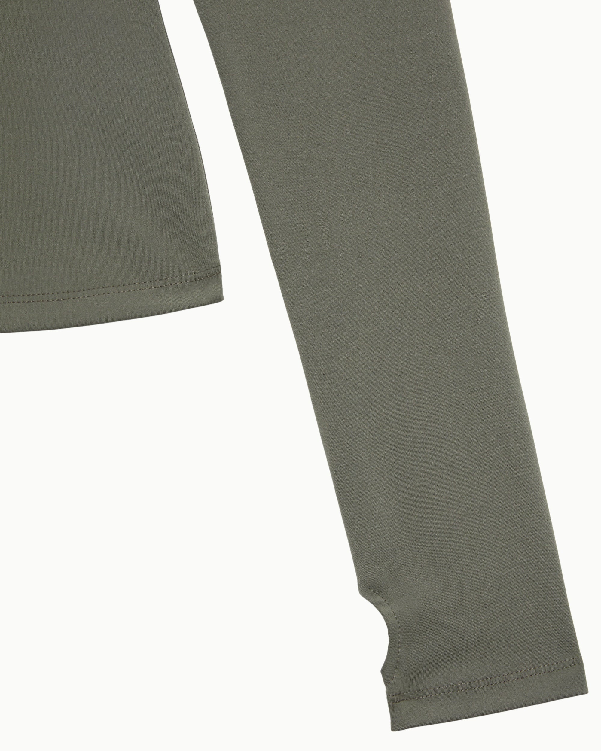 Long Sleeve Thumb Hole Tee | Dusty Olive - Image 12