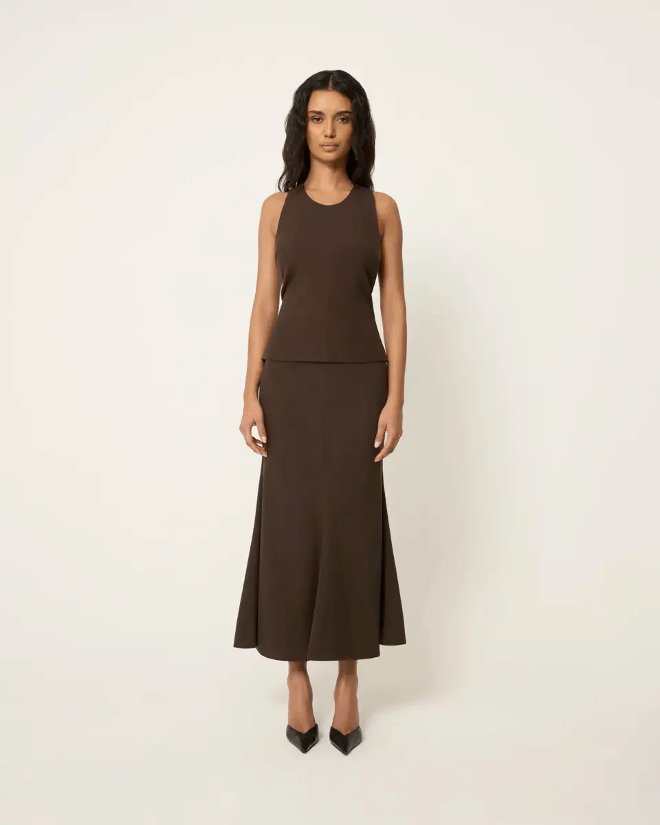 Long Tailored Skirt | Cinder - Image 3