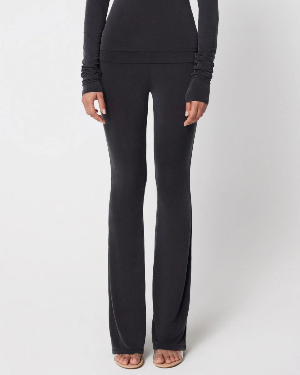 Low Rise Foldover Pant | Black