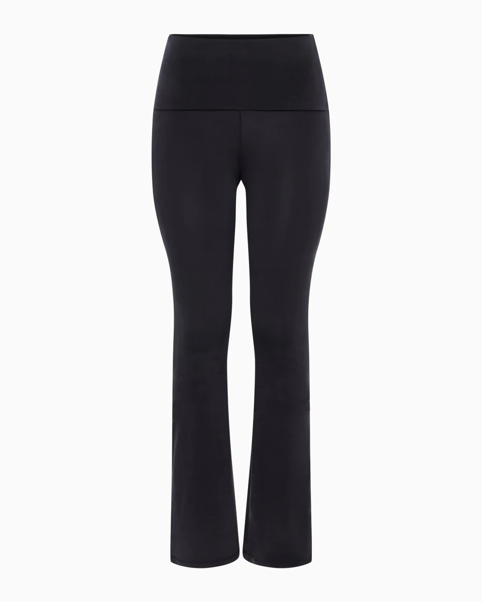 Low Rise Foldover Pant | Black - Image 2