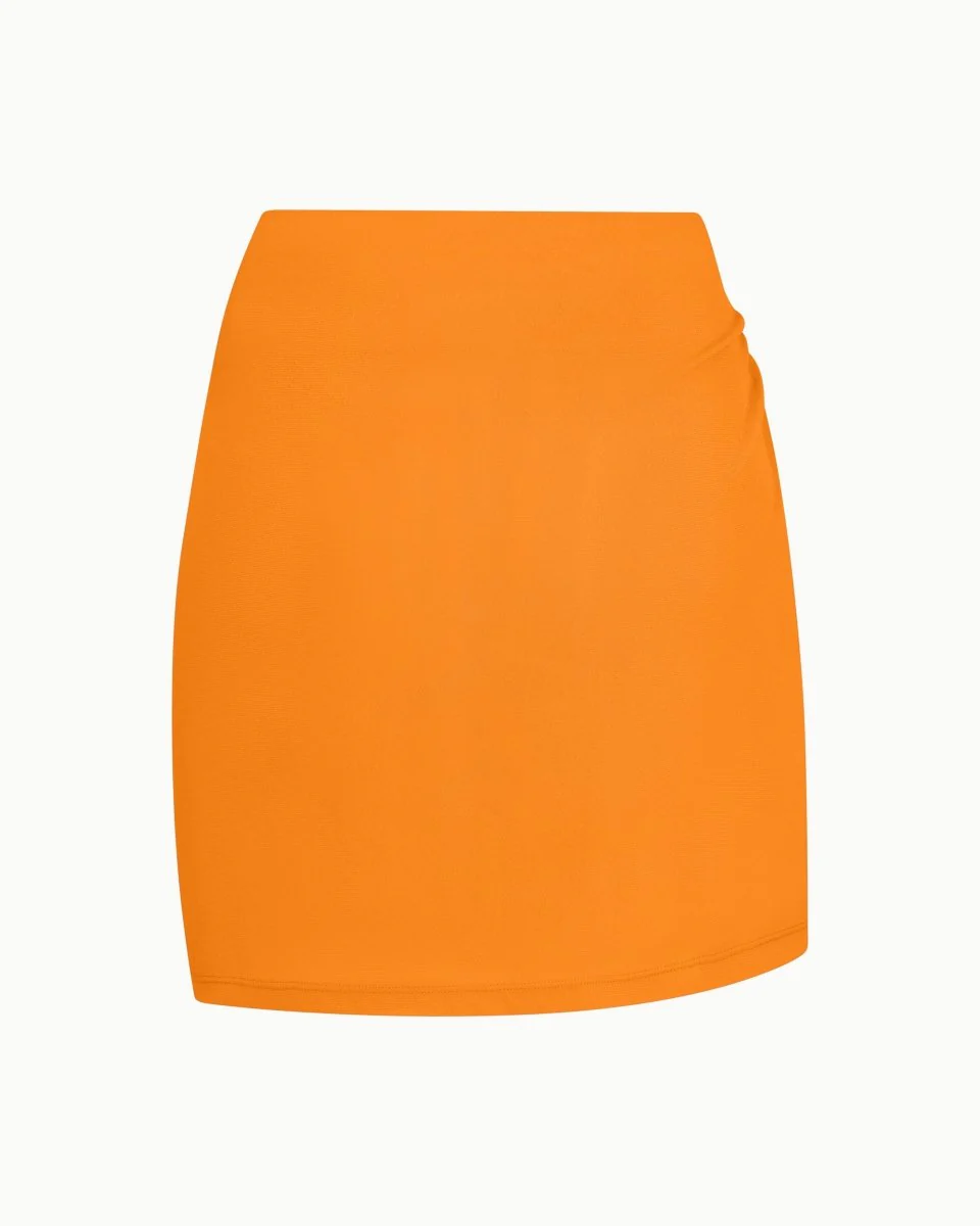 Mesh Twist Mini Skirt | Sunset - Image 6