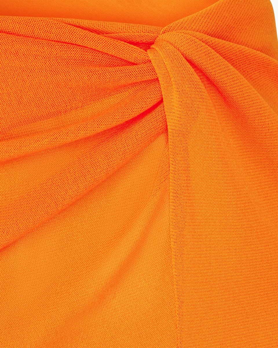 Mesh Twist Mini Skirt | Sunset - Image 7