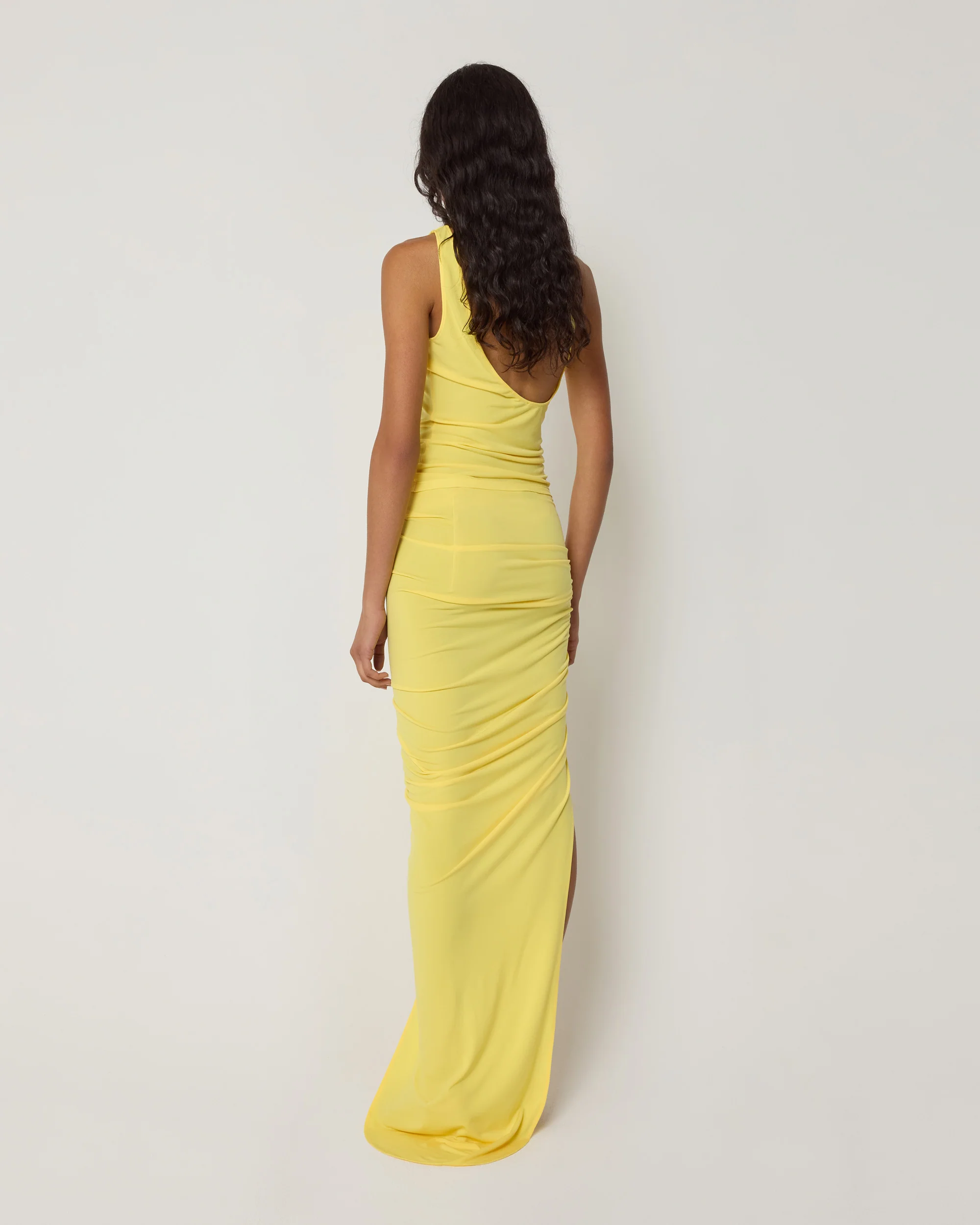 One Shoulder Cutout Tank | Golden - Image 5