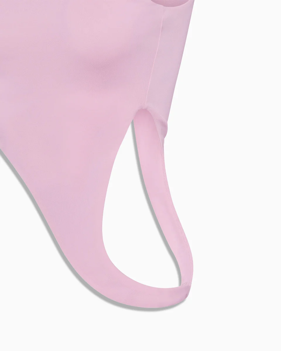 One Sleeve Versatile Top | Powder Pink - Image 9