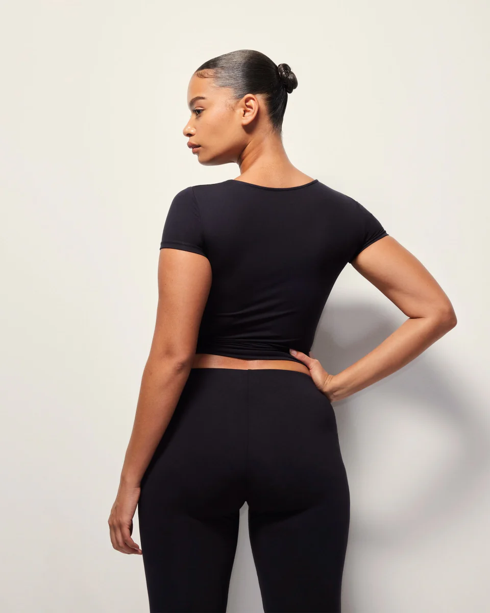 Pierced Cinch Pant | Black - Image 6