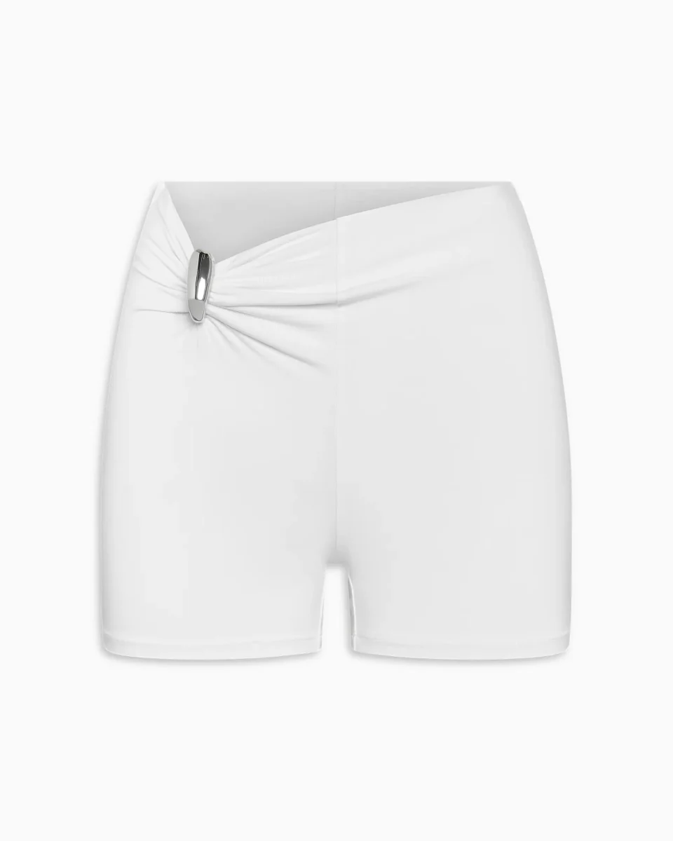 Pierced Mini Short | White - Image 2