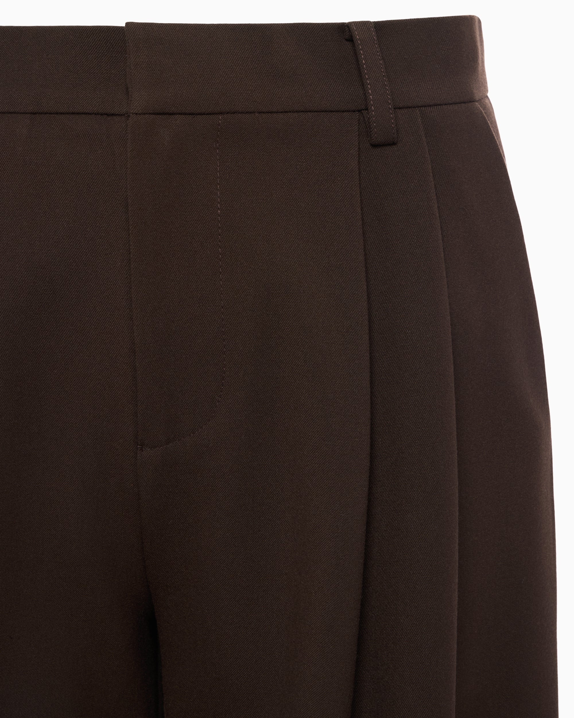 Pleated Wide Leg Trouser | Cinder - Image 11