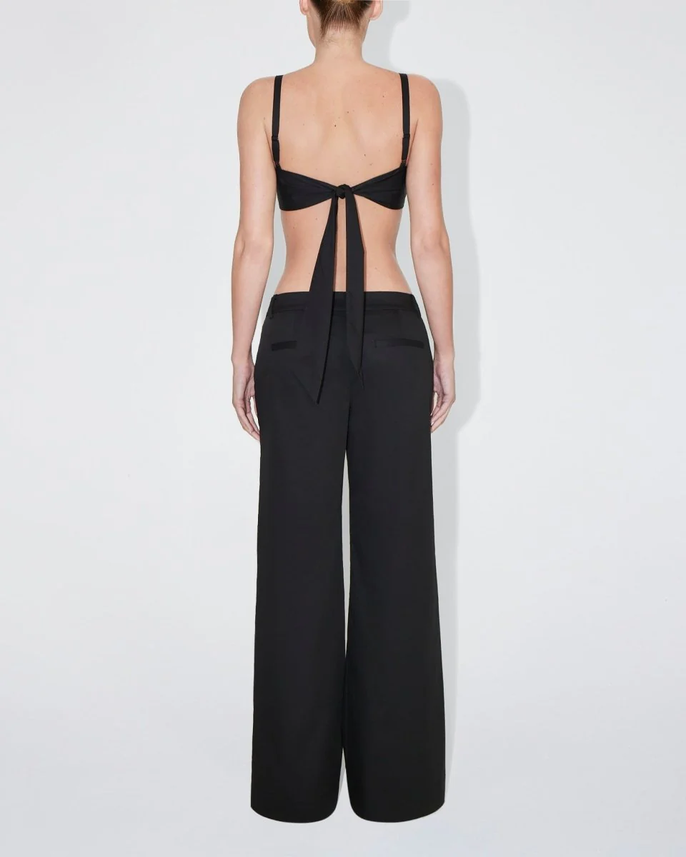 Poplin Bralette | Black - Image 5