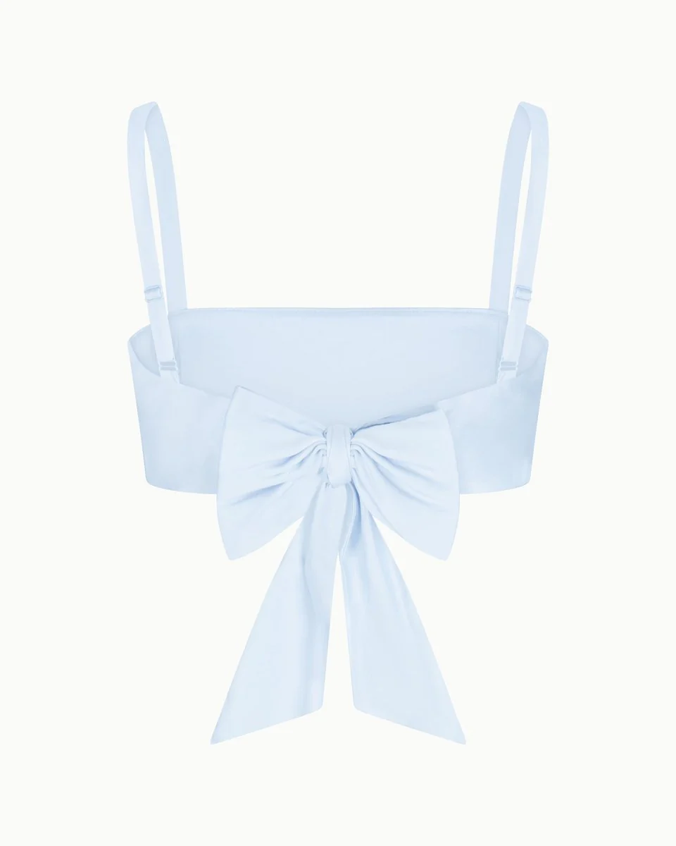 Poplin Bralette | Ice Blue - Image 7
