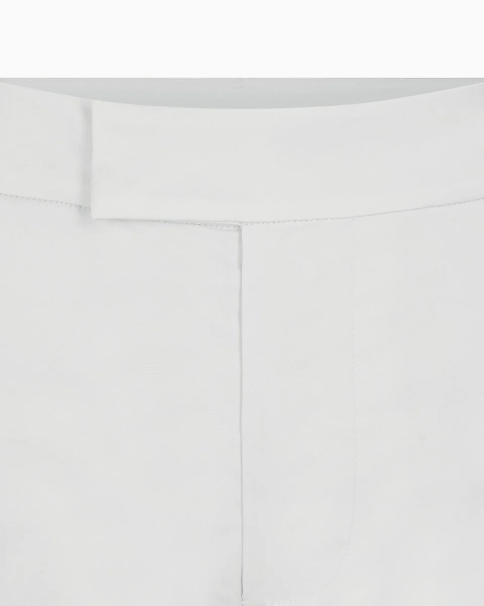 Poplin Low Rise Trouser | Light Grey - Image 7