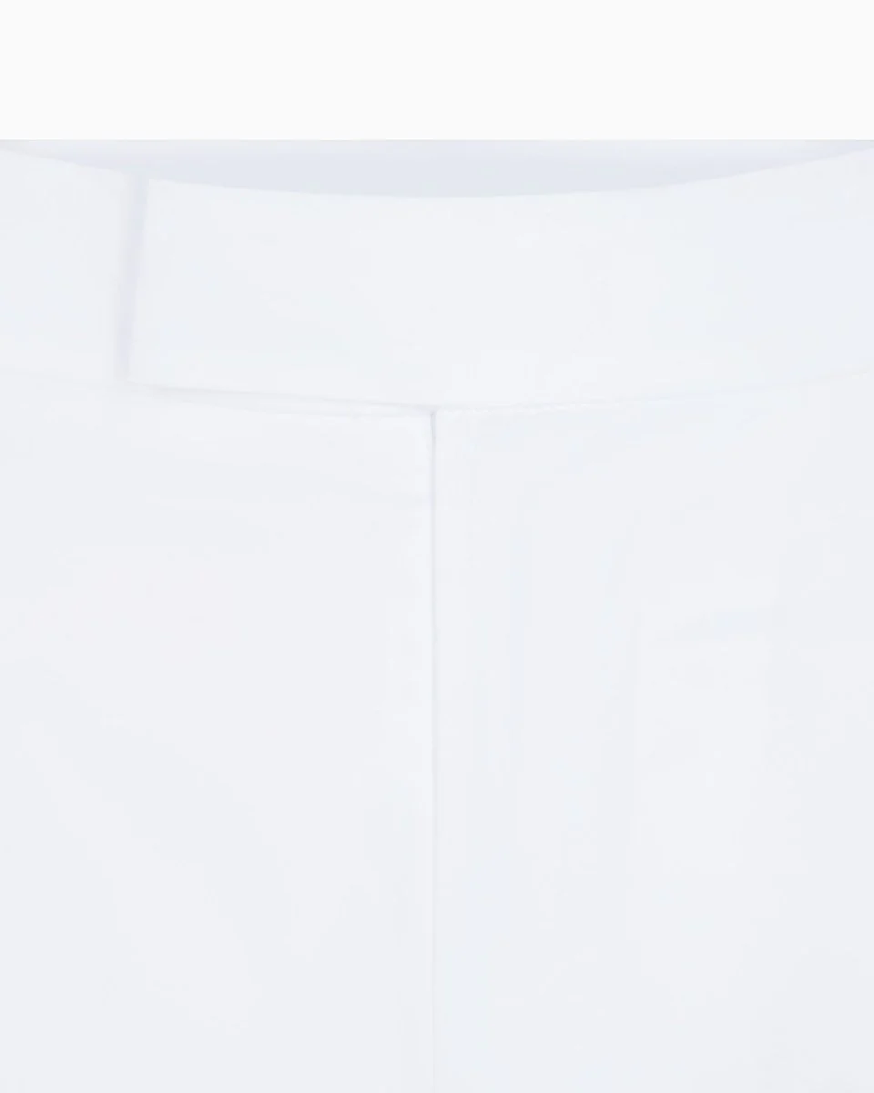 Poplin Low Rise Trouser | White - Image 7
