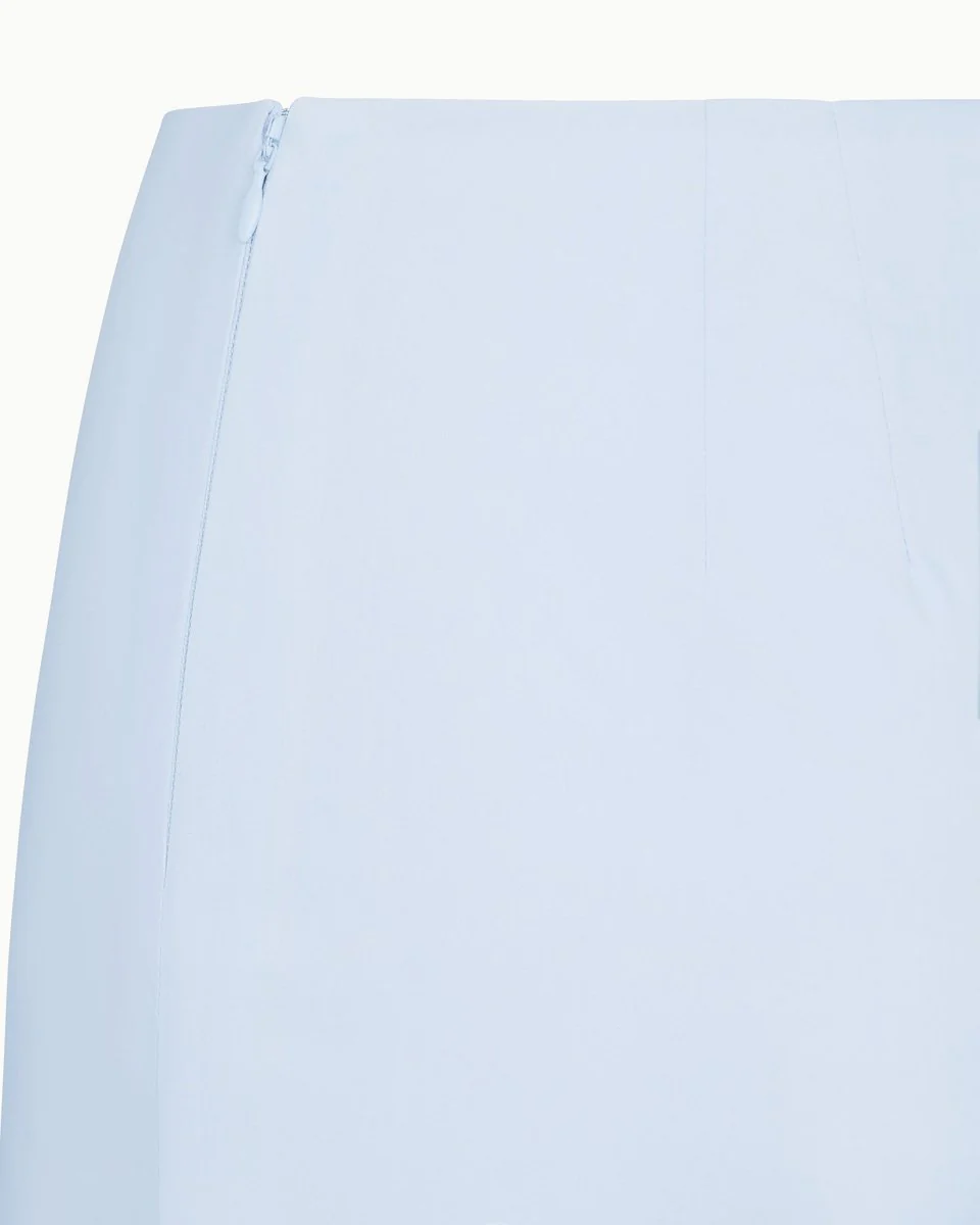 Poplin Micro Mini Skirt | Ice Blue - Image 6