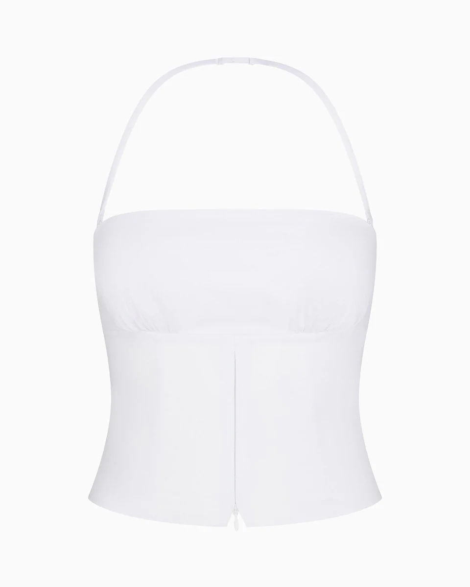 Poplin Tube Top | White - Image 10