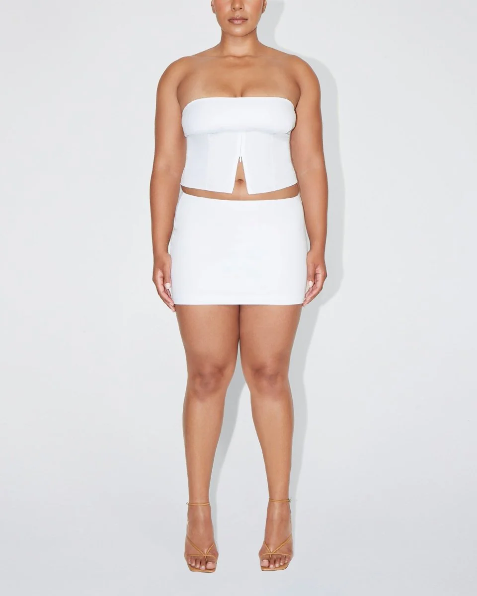 Poplin Tube Top | White - Image 7