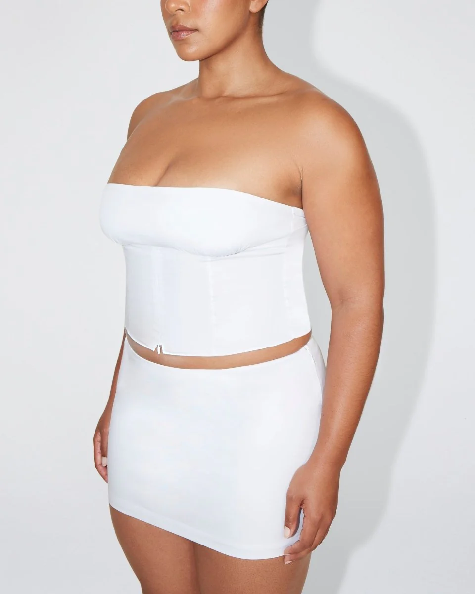 Poplin Tube Top | White - Image 9