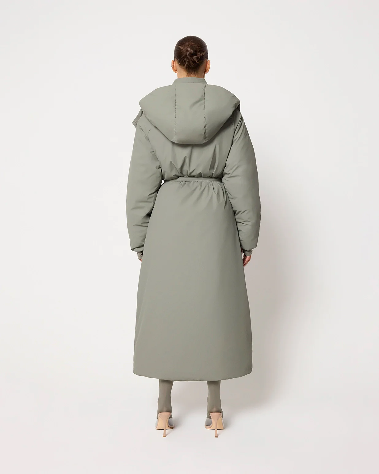 Puffer Coat | Dusty Olive - Image 5