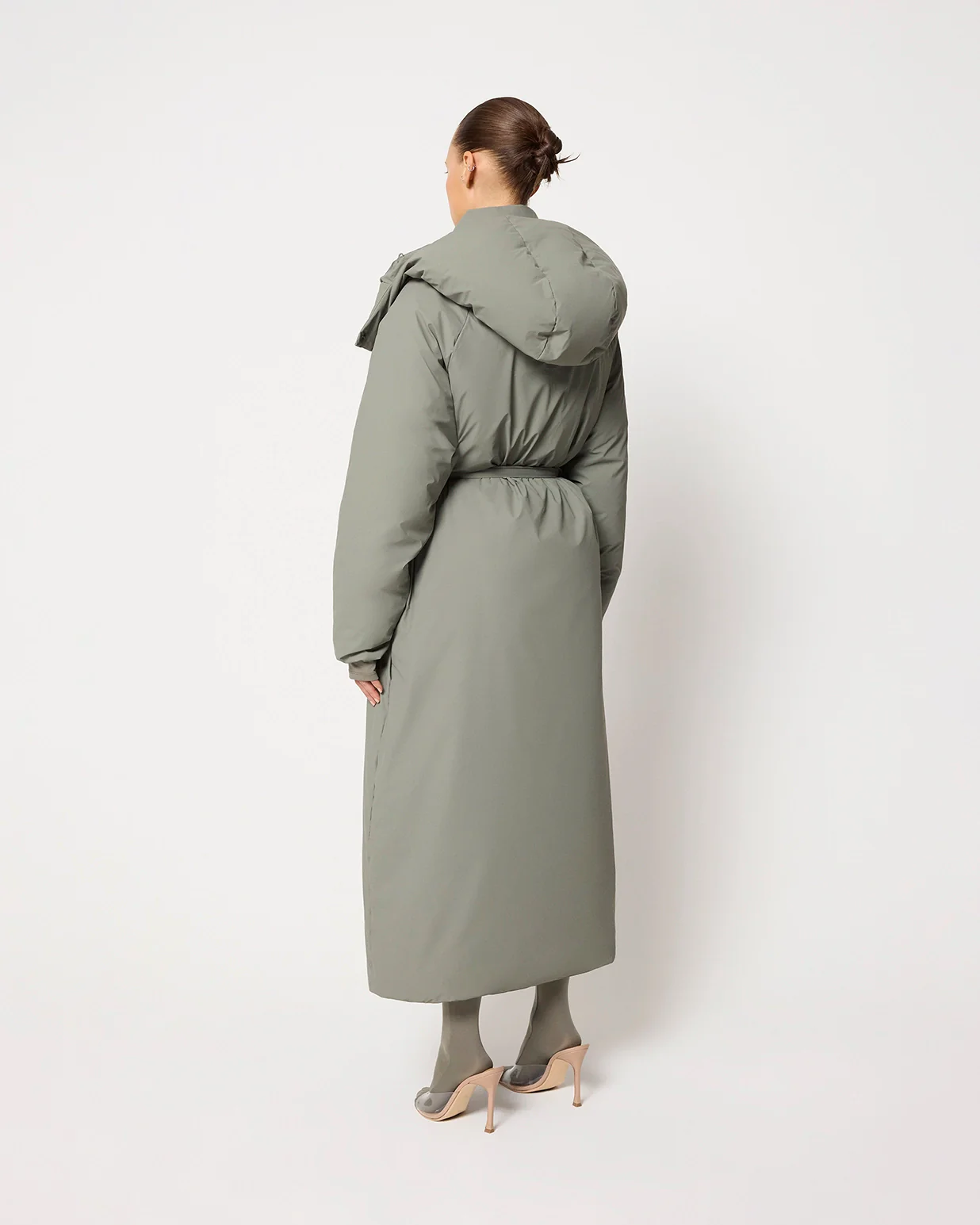 Puffer Coat | Dusty Olive - Image 6