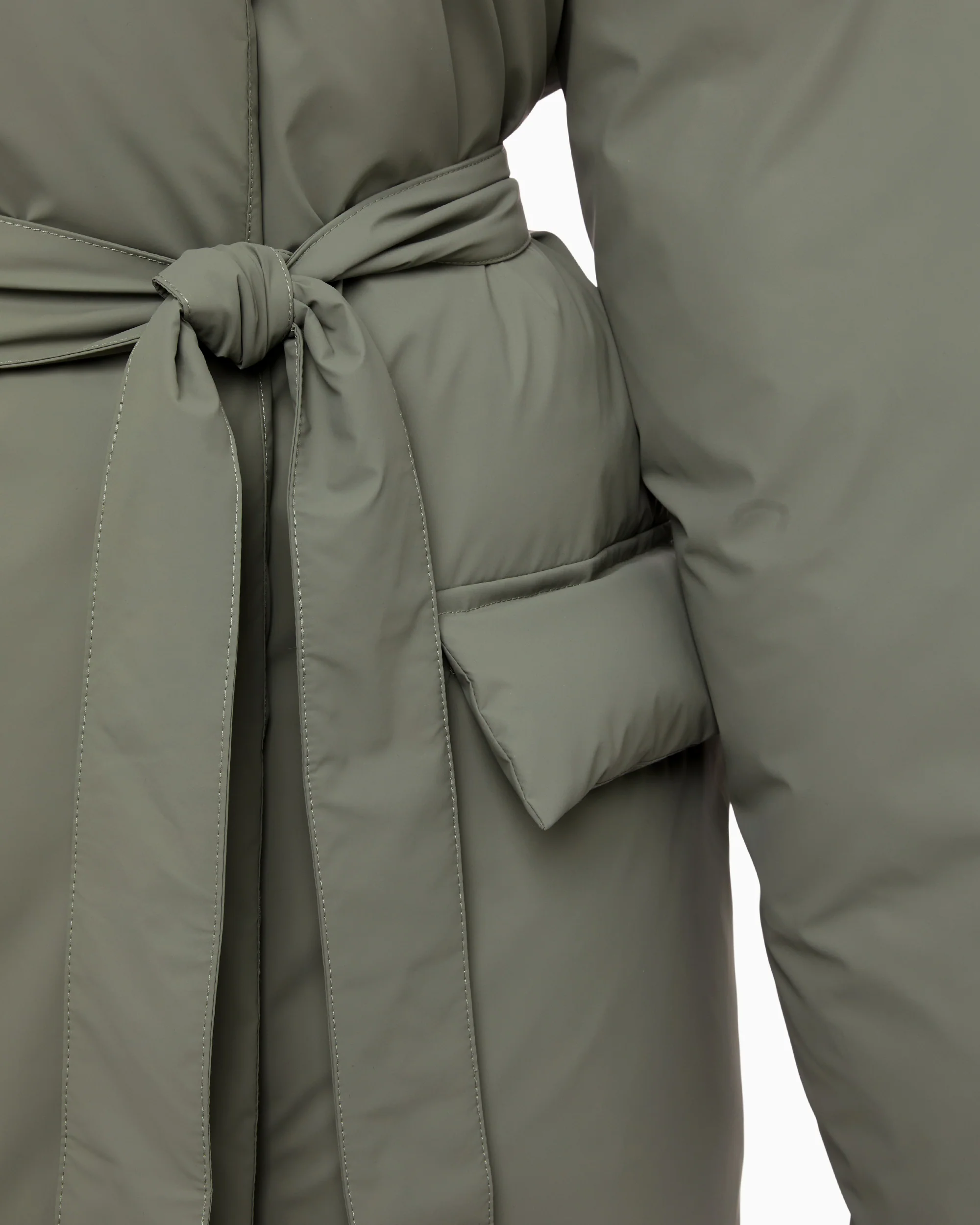 Puffer Coat | Dusty Olive - Image 7