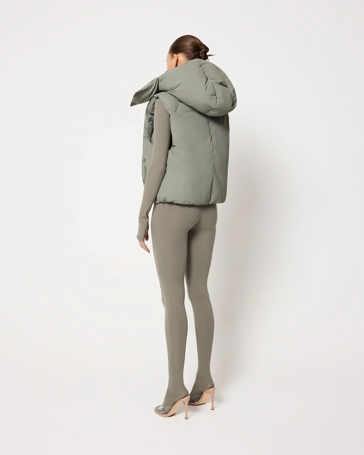 Puffer Vest | Dusty Olive - Image 6