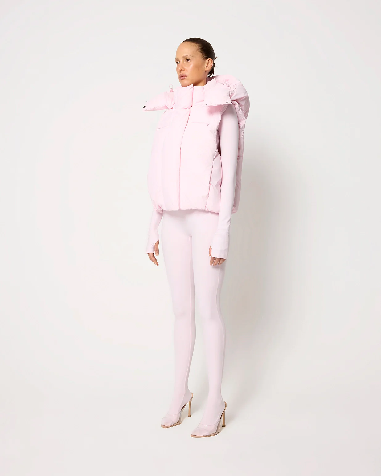 Puffer Vest | Powder Pink - Image 4