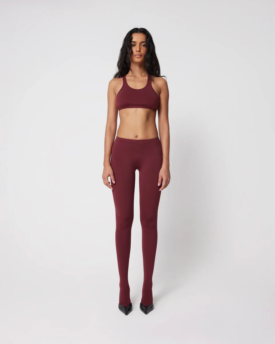 Racer Bralette | Merlot - Image 4