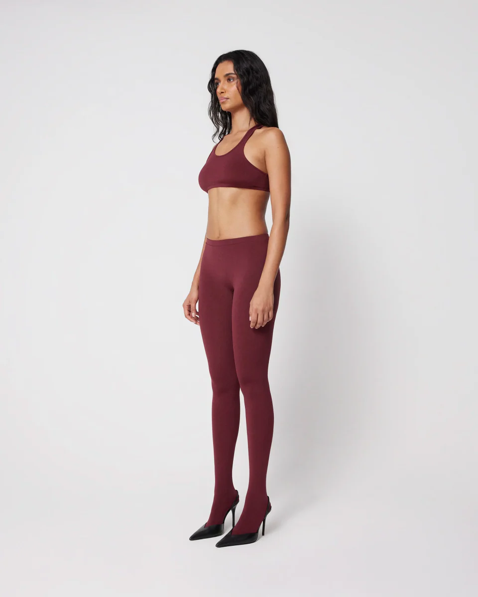 Racer Bralette | Merlot - Image 5