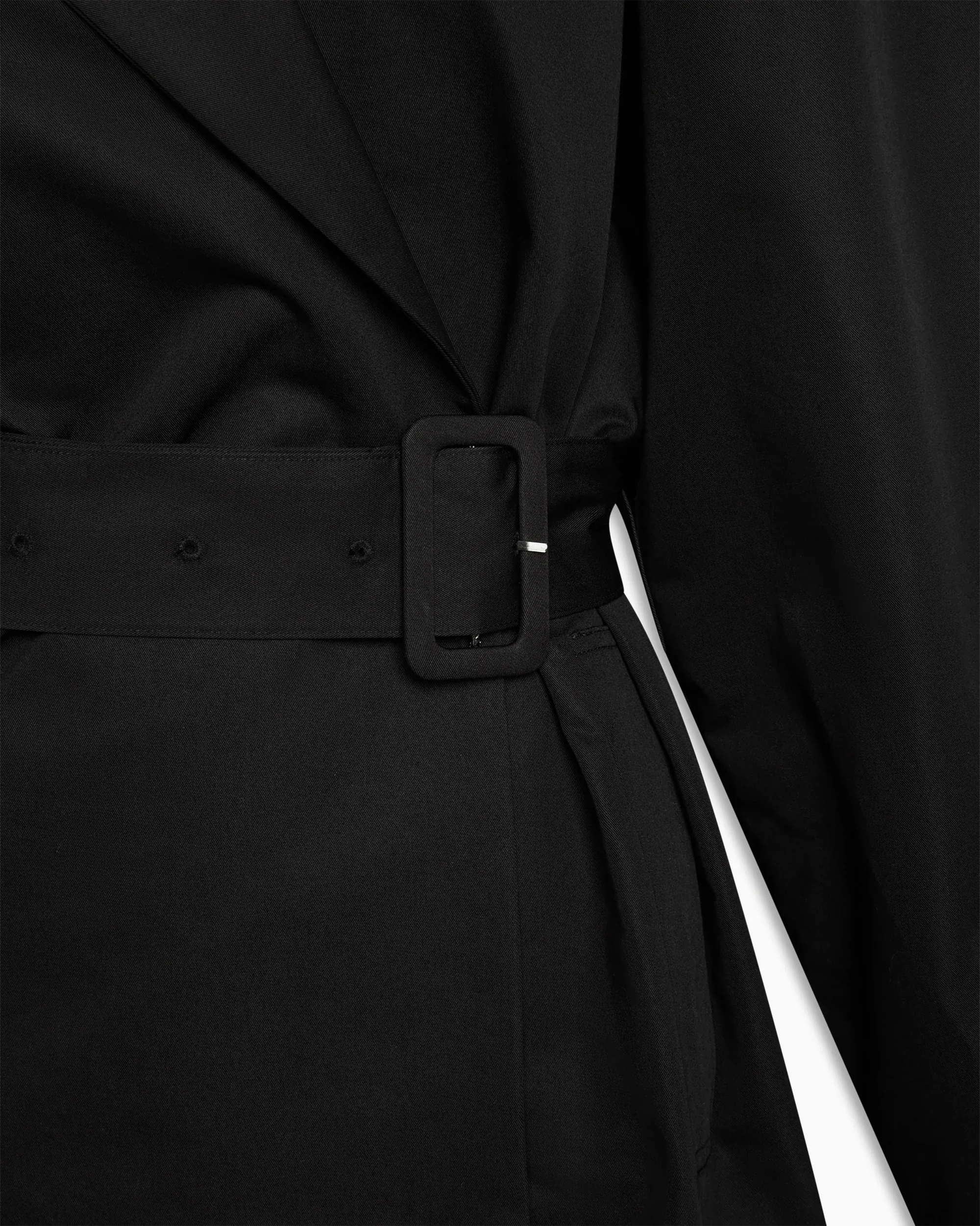 Relaxed Trench Coat | Black - Image 3