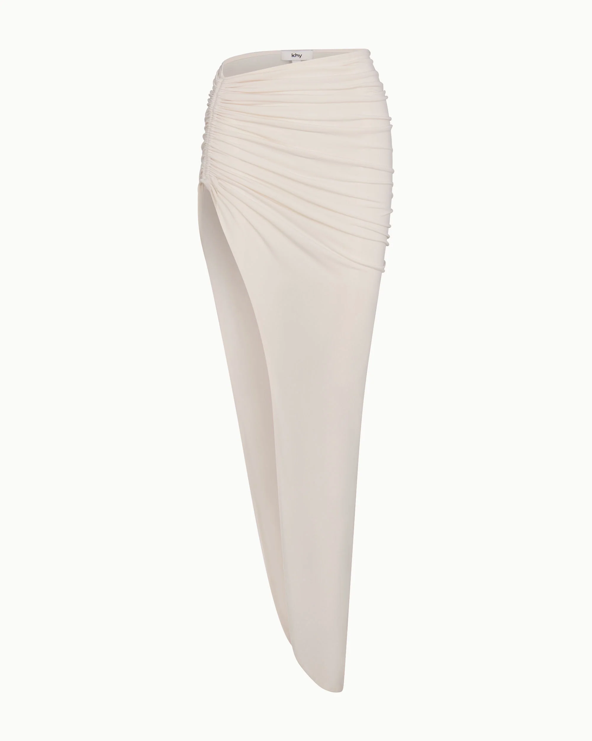 Ruched Maxi Skirt | Shell - Image 2