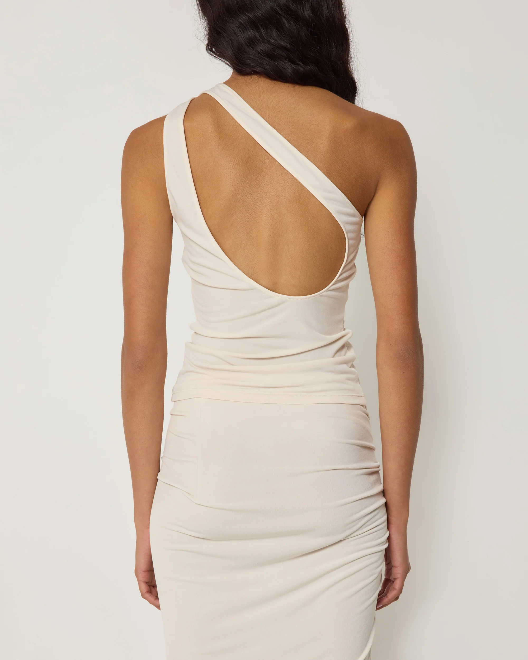Ruched Maxi Skirt | Shell - Image 7