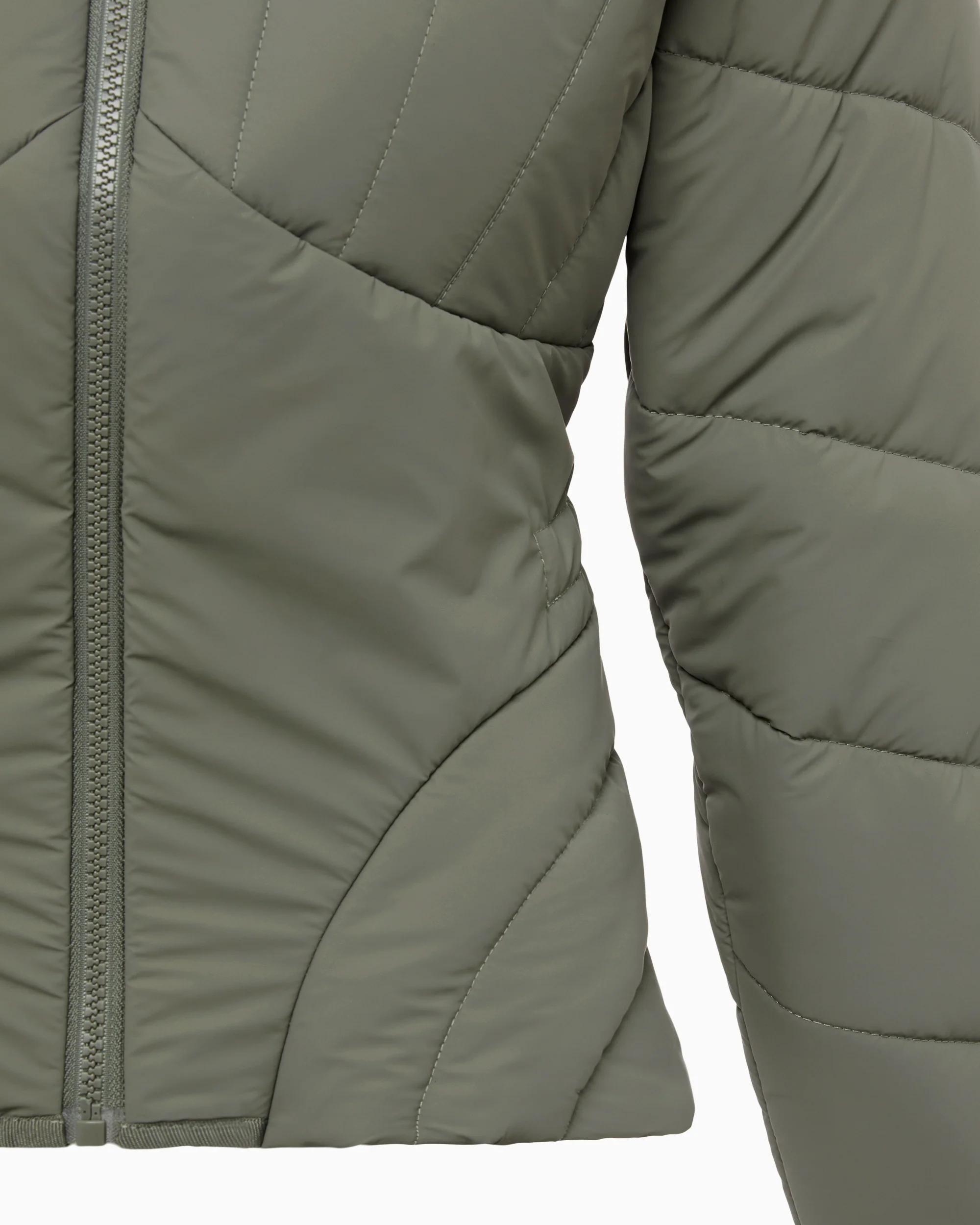 Sculpted Puffer Jacket | Dusty Olive - Image 7