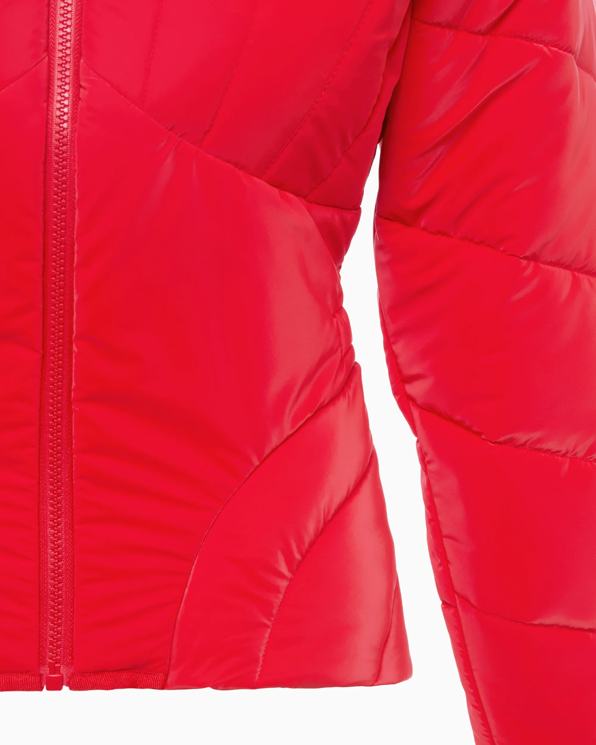 Sculpted Puffer Jacket | Scarlet - Image 7