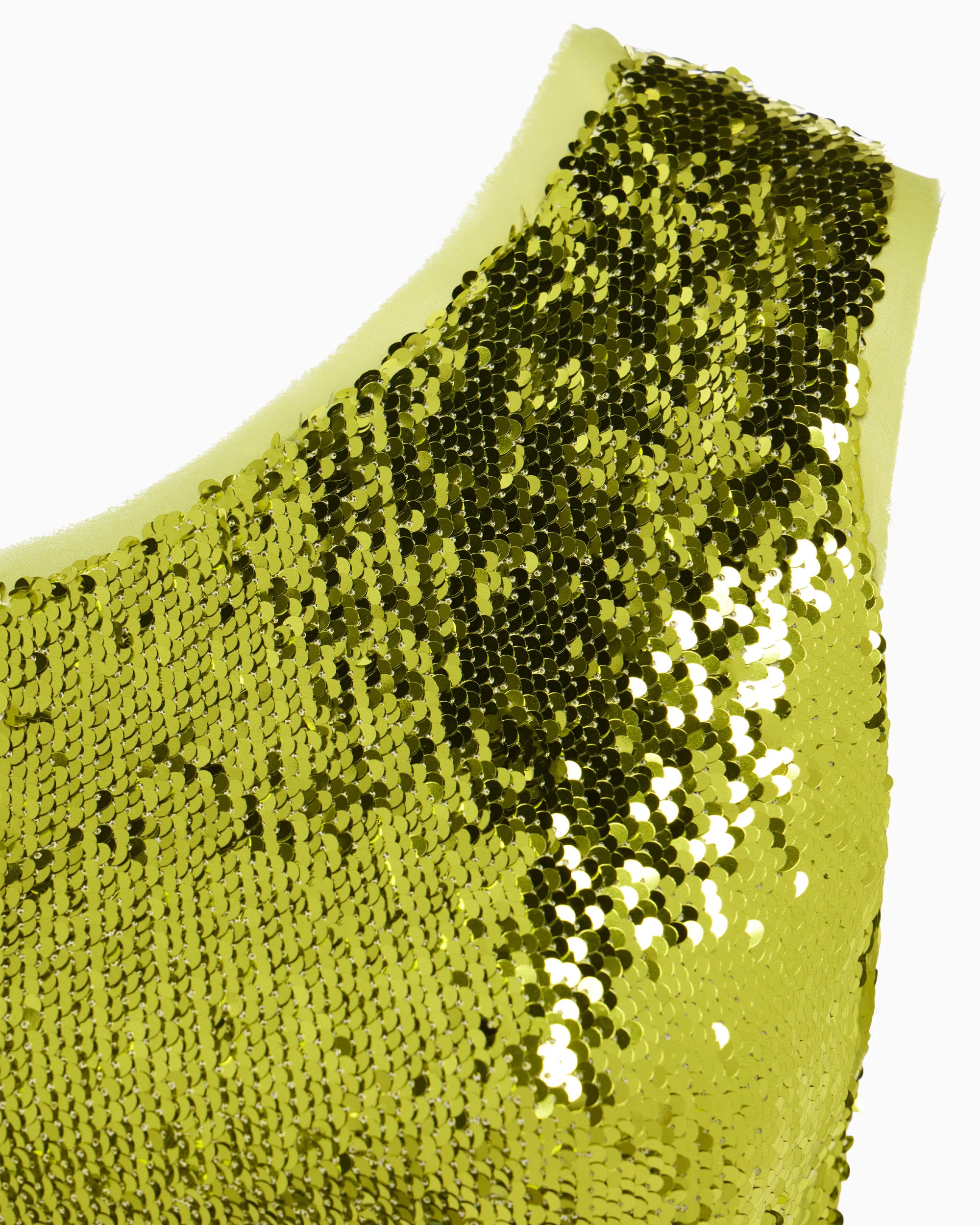 Sequin Cutout Top | Chartreuse - Image 7