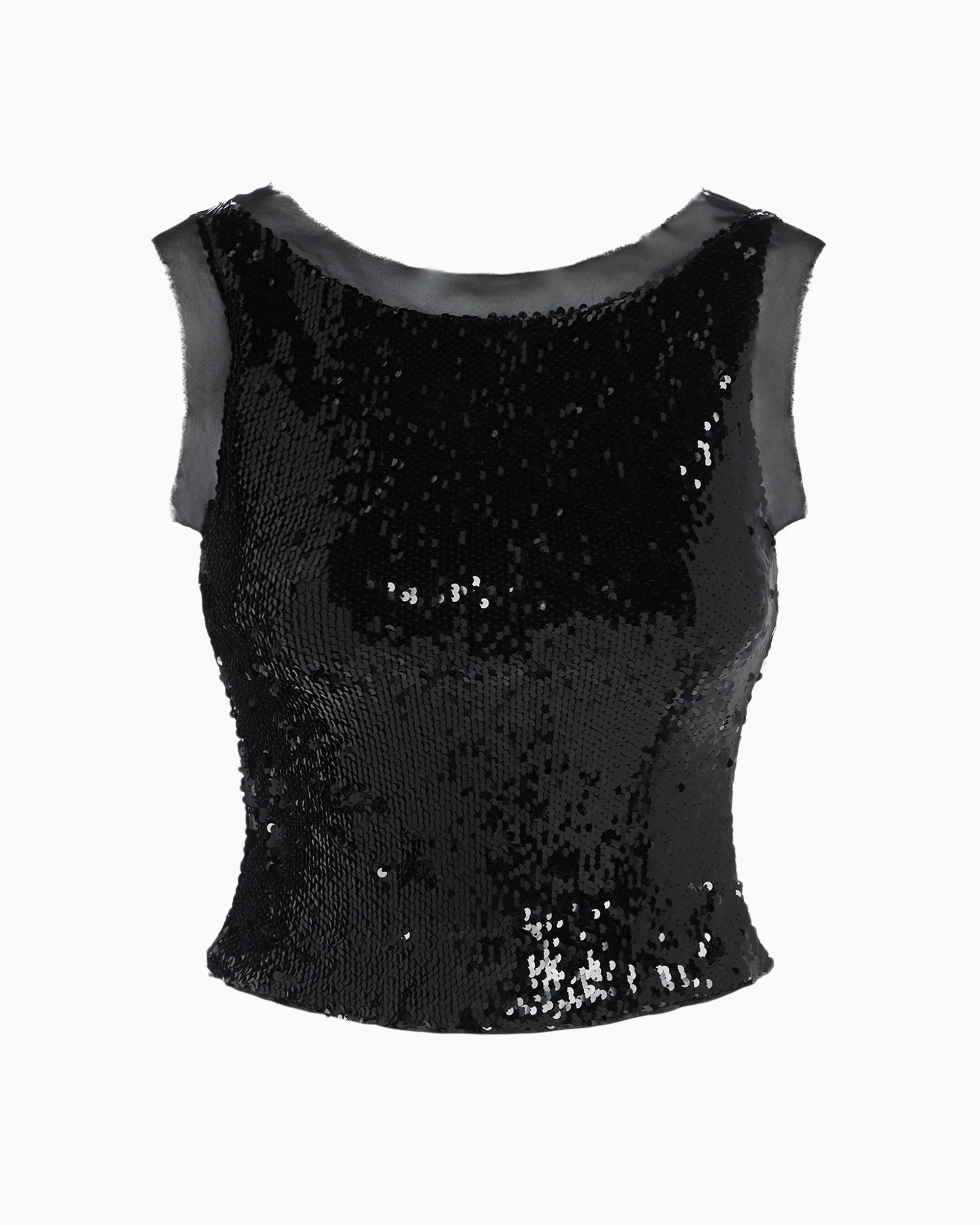 Sequin Tank | Black - Image 2