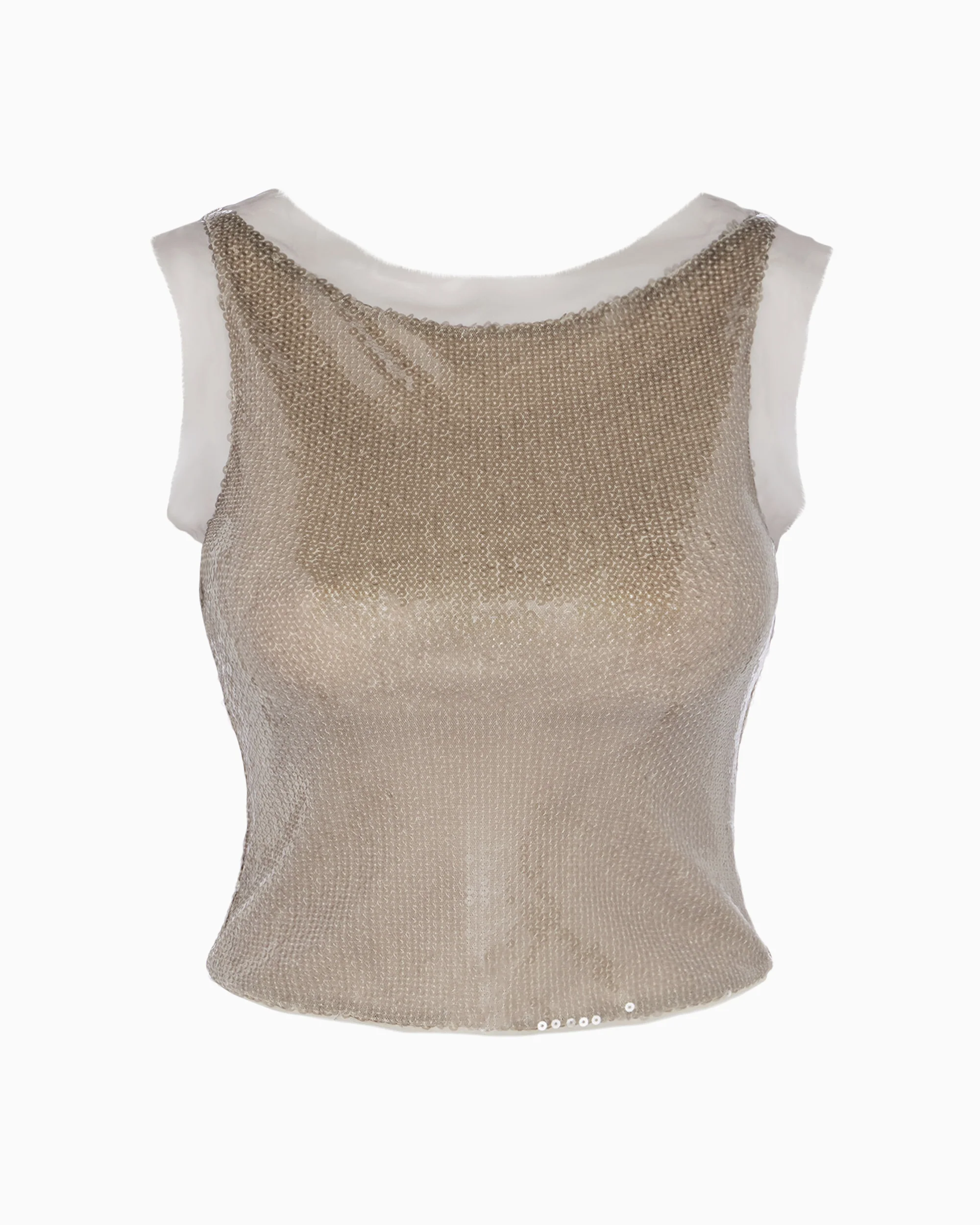 Sequin Tank | Champagne - Image 2