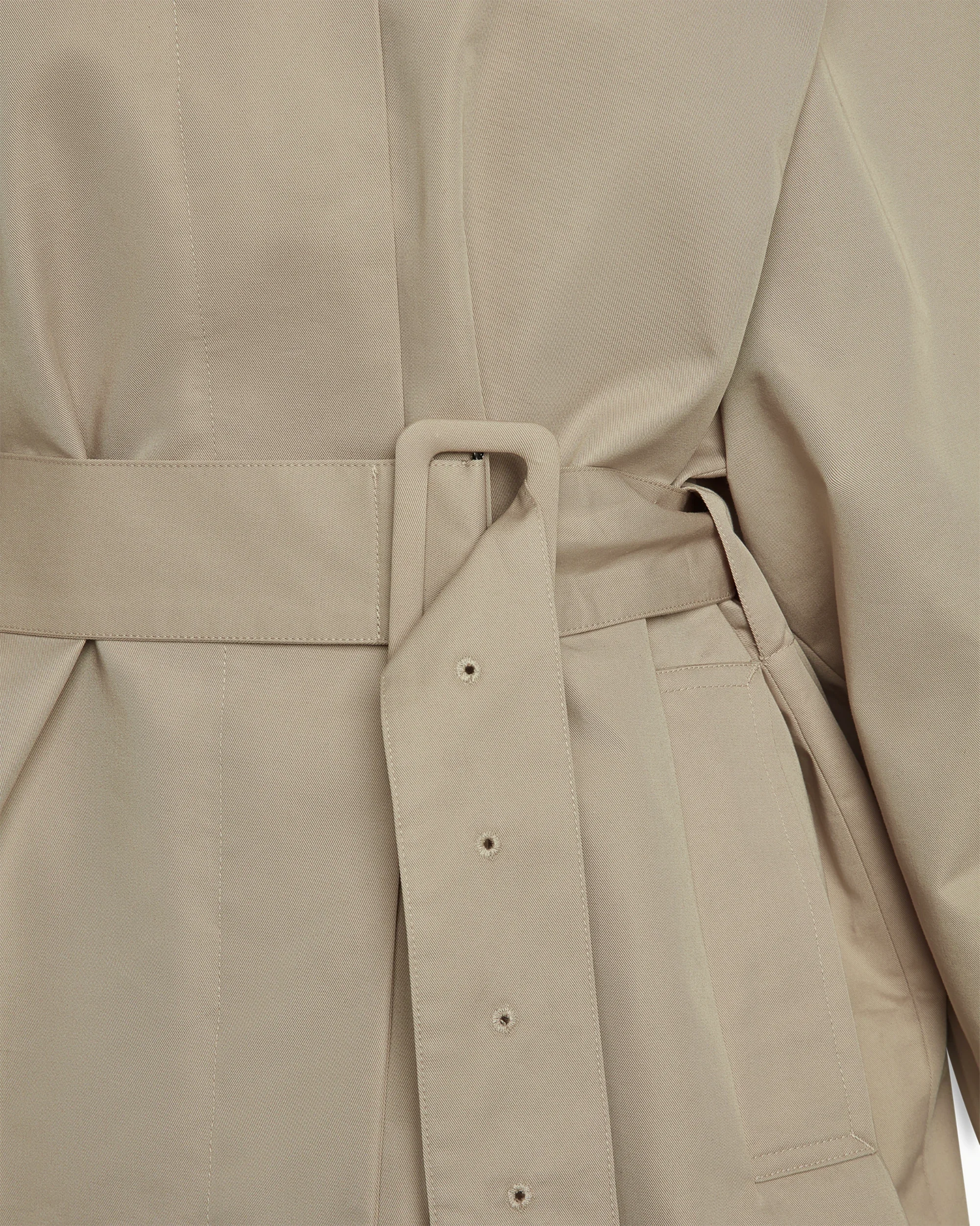 Short Trench Coat | Taupe - Image 3