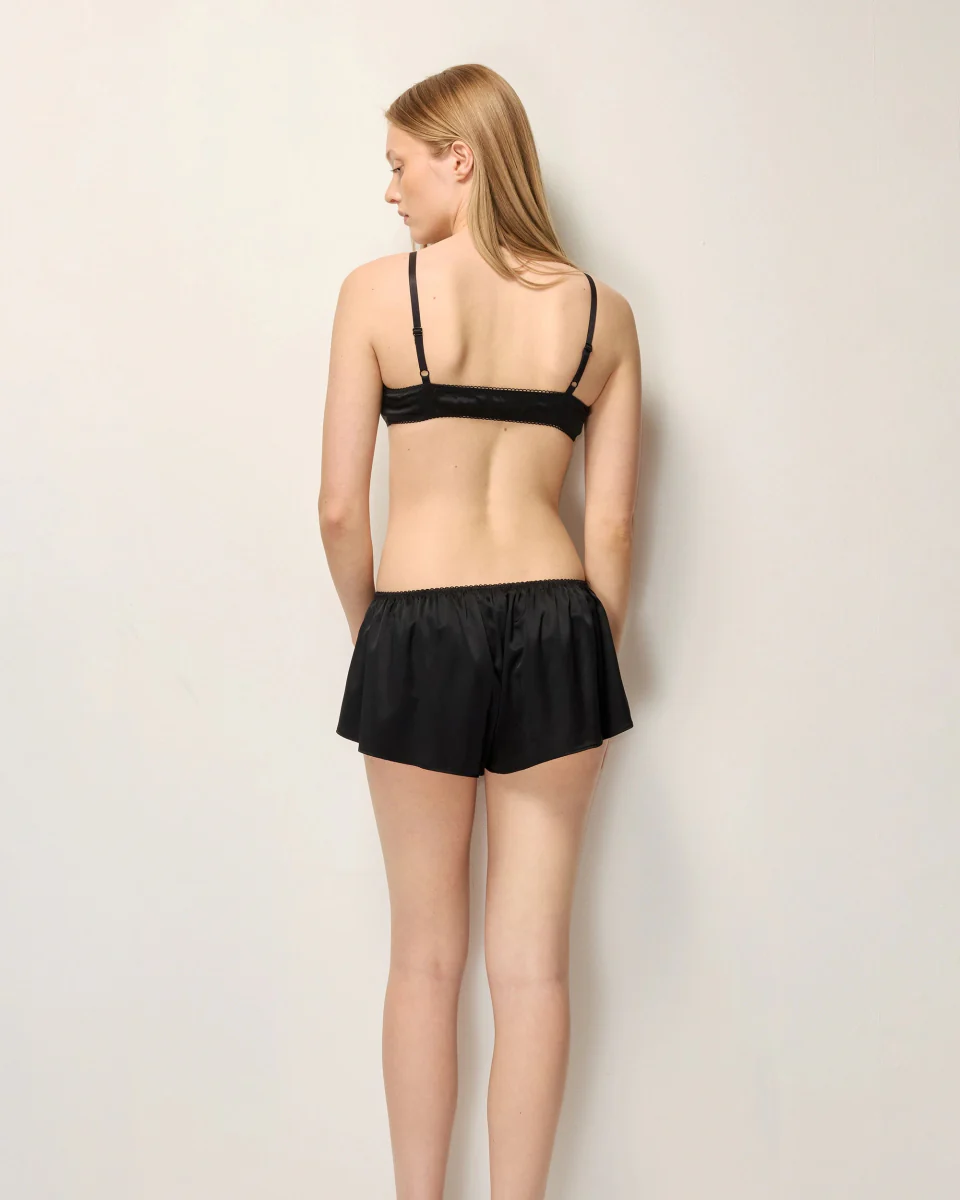 Silk Bralette | Black - Image 4
