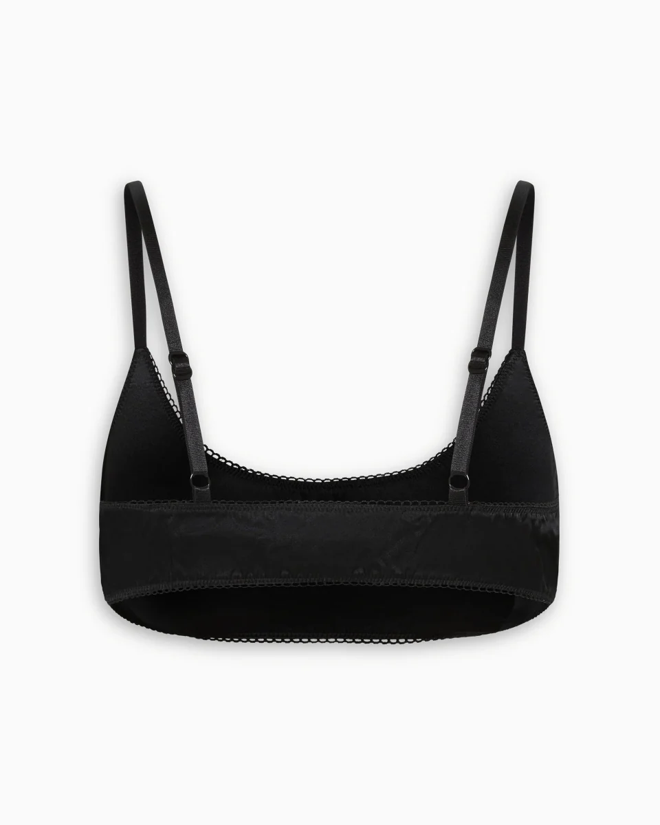 Silk Bralette | Black - Image 5