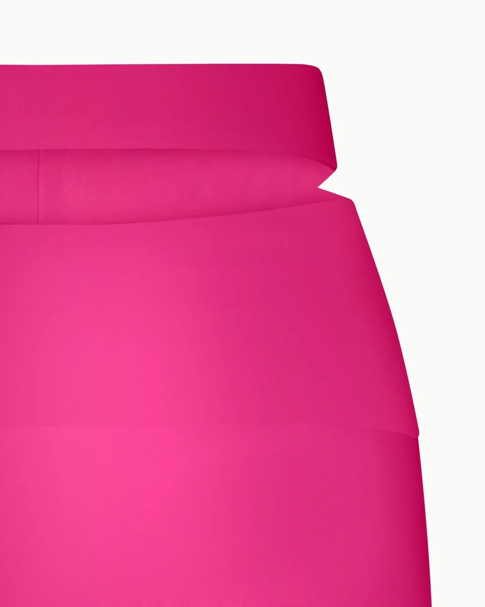 Sleek Stretch Cutout Foldover Pant | Fuchsia - Image 7