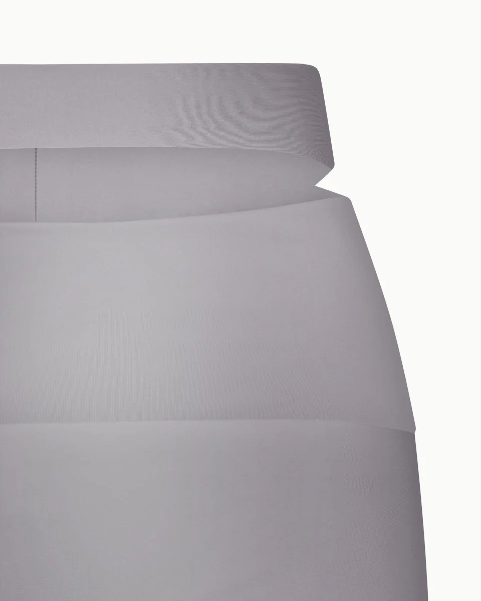 Sleek Stretch Cutout Foldover Pant | Steel Grey - Image 8