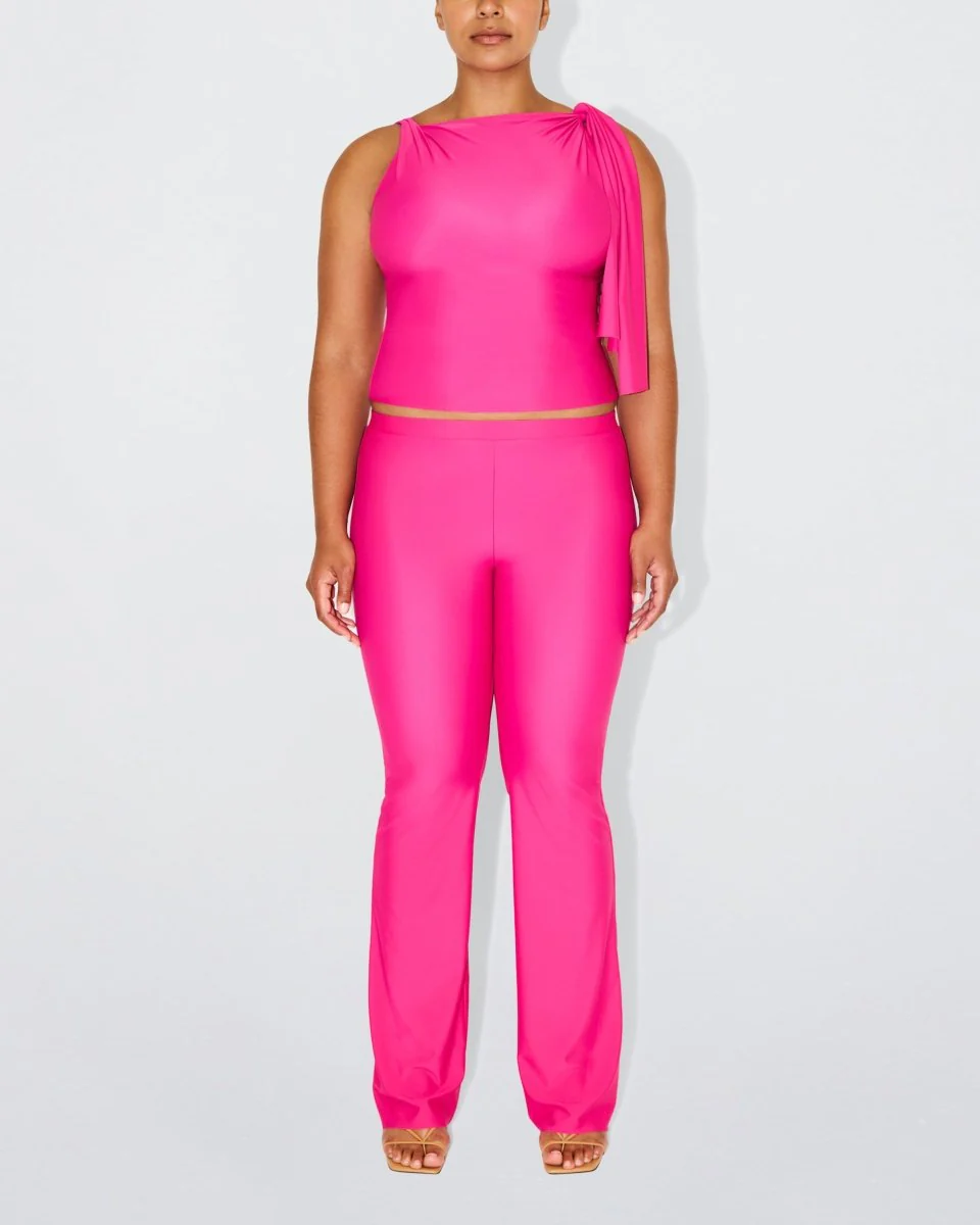 Sleek Stretch Low Rise Pant | Fuchsia - Image 7