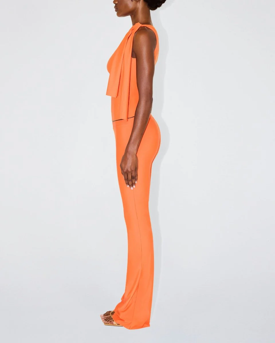 Sleek Stretch Low Rise Pant | Papaya - Image 3