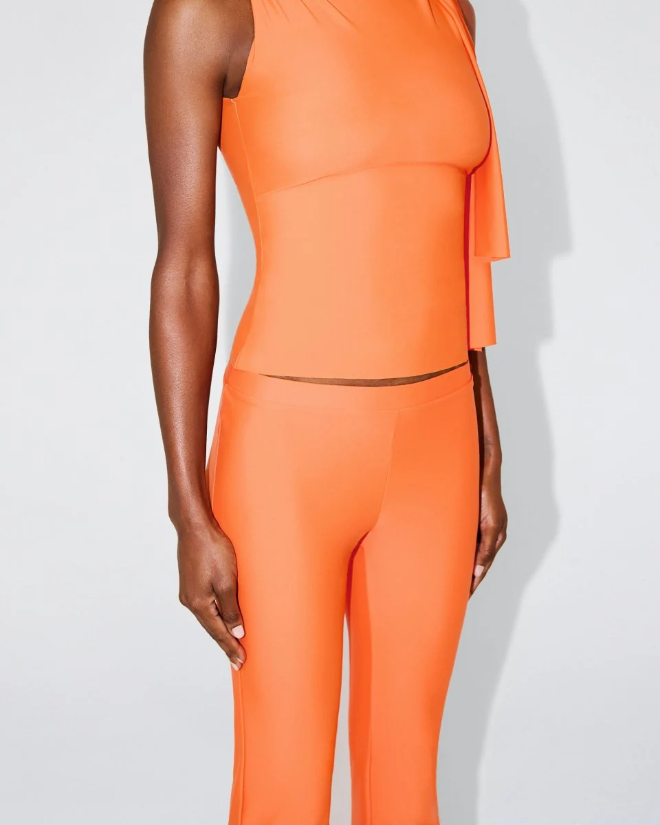 Sleek Stretch Low Rise Pant | Papaya - Image 5