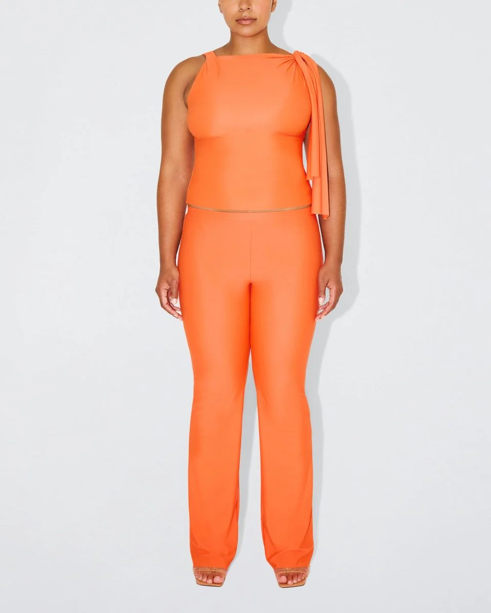 Sleek Stretch Low Rise Pant | Papaya - Image 6