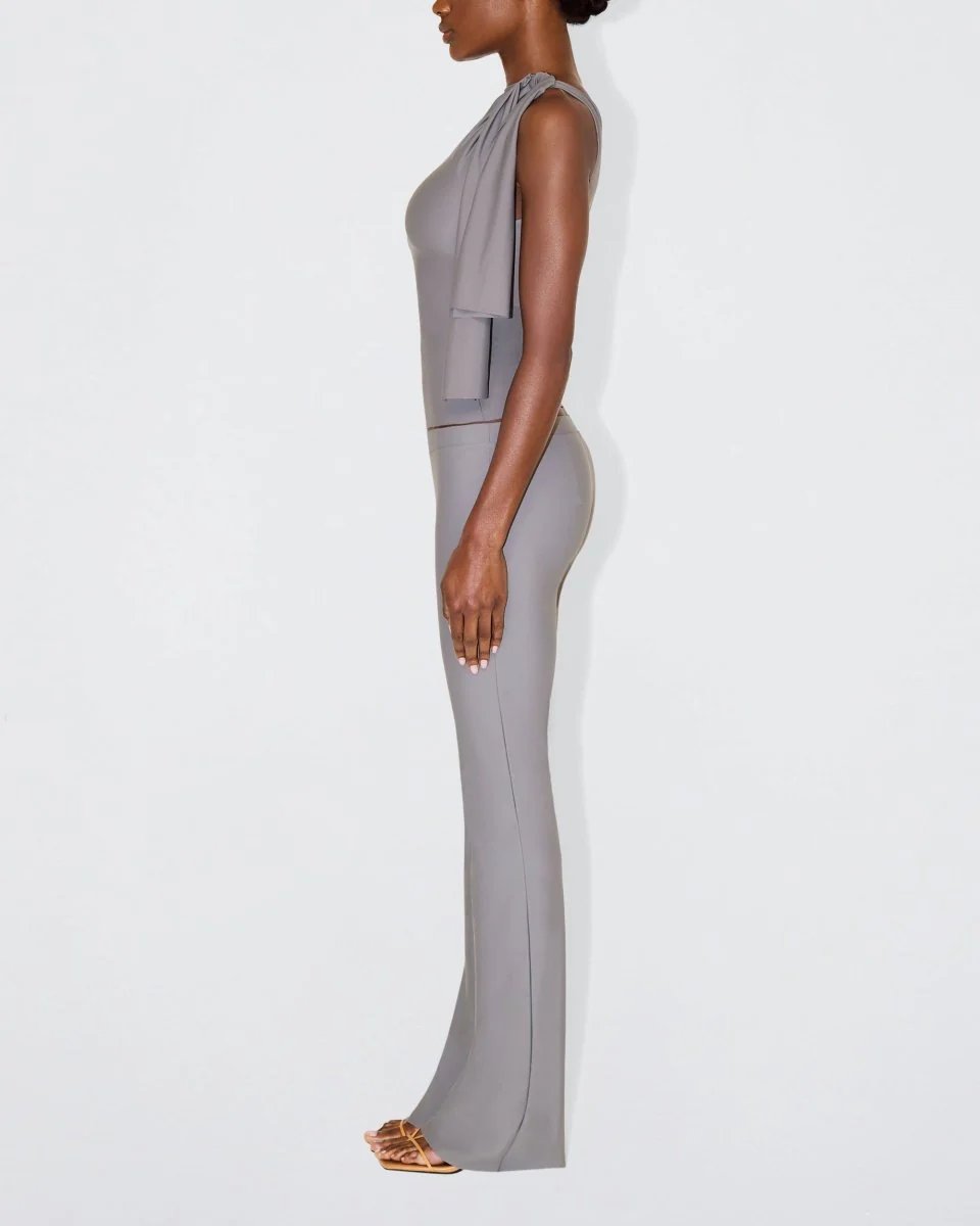 Sleek Stretch Low Rise Pant | Steel Grey - Image 3
