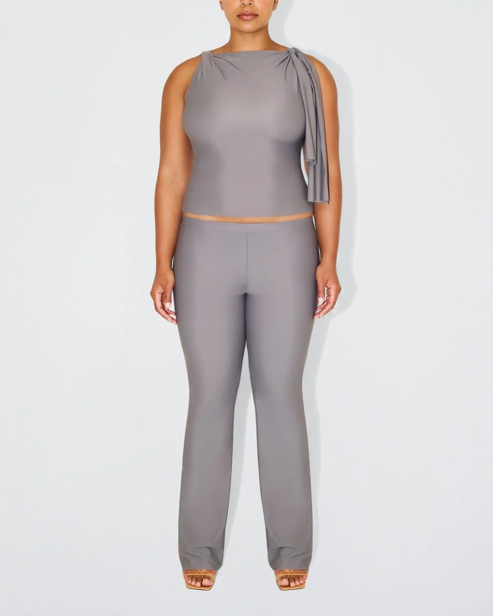 Sleek Stretch Low Rise Pant | Steel Grey - Image 7
