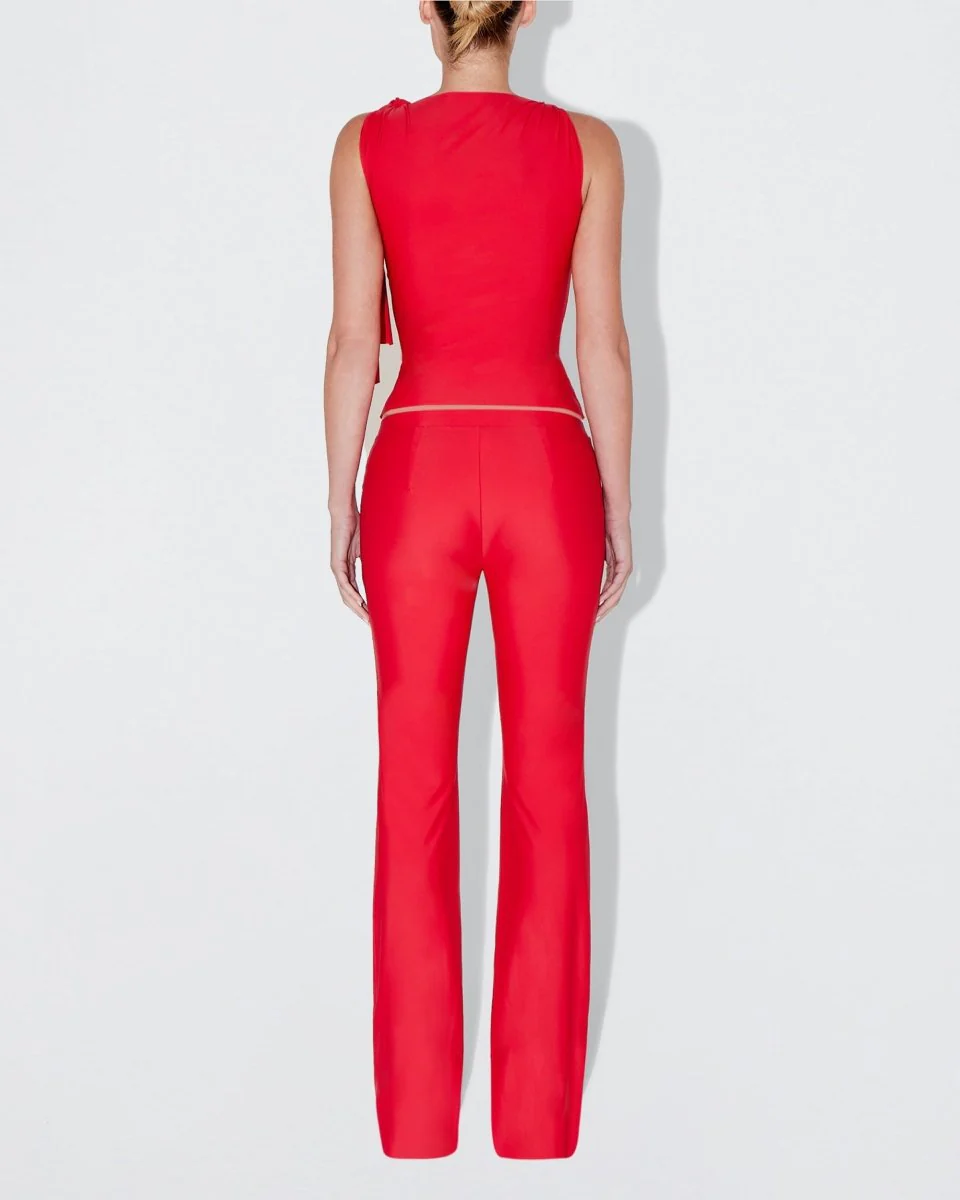 Sleek Stretch Low Rise Pant | Tomato - Image 6