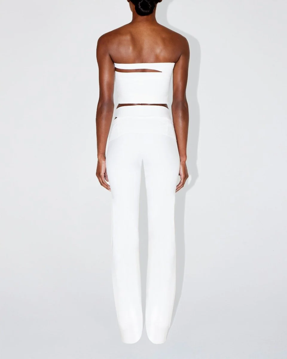 Sleek Stretch Tube Top | Bright White - Image 5