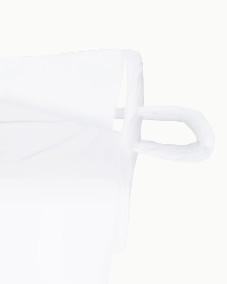 Sleek Stretch Twisted Top | Bright White - Image 12